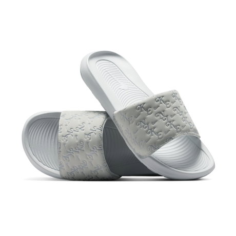 NIKE - Victori One Slide Print Kadın Gri Terlik