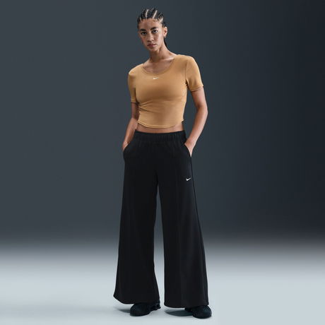 NIKE - Wide Leg Track Pant Kadın Siyah Eşofman Altı