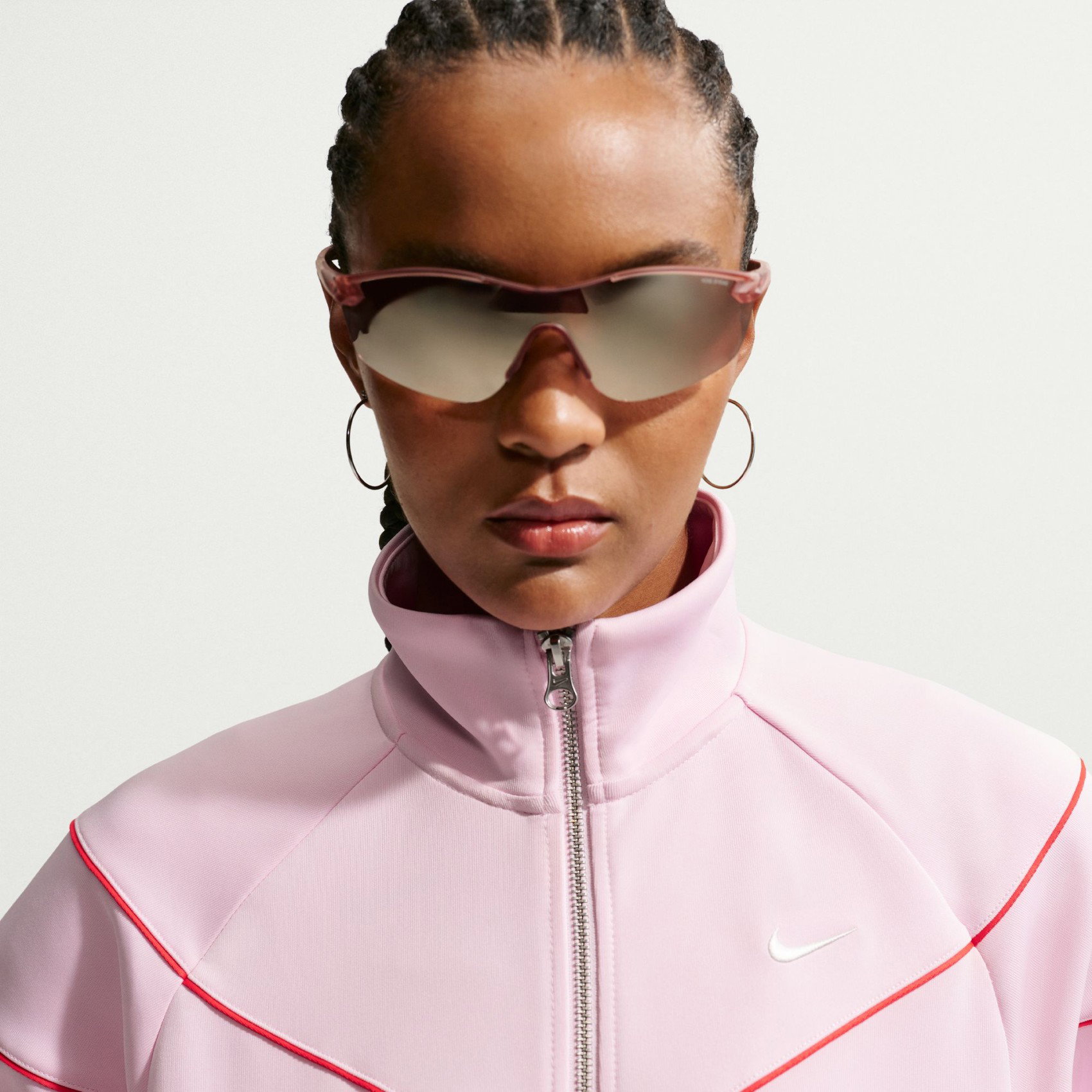 Nike Windrunner Poly Knit Jacket Kadın Pembe Ceket HJ0975-664