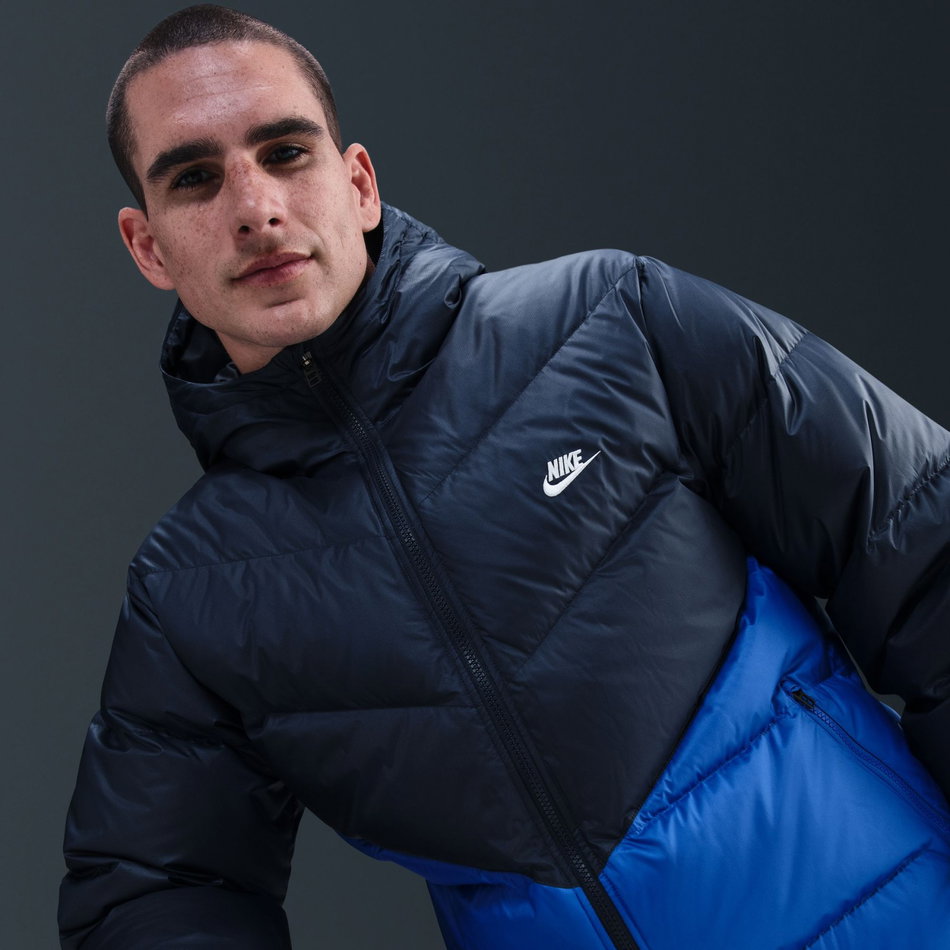 Windrunner Statement Jacket Erkek Mavi Mont