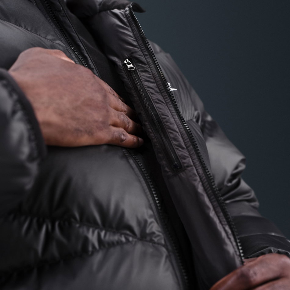 Windrunner Statement Jacket Erkek Siyah Mont