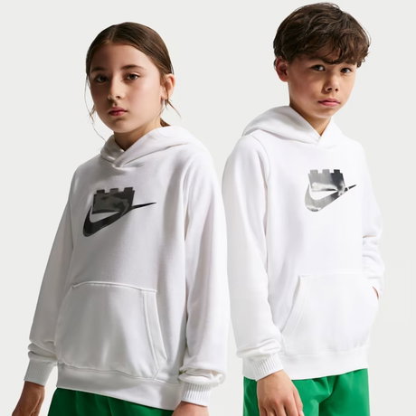 NIKE - Nike x LEGO® Collection Hoodie Çocuk Beyaz Sweatshirt