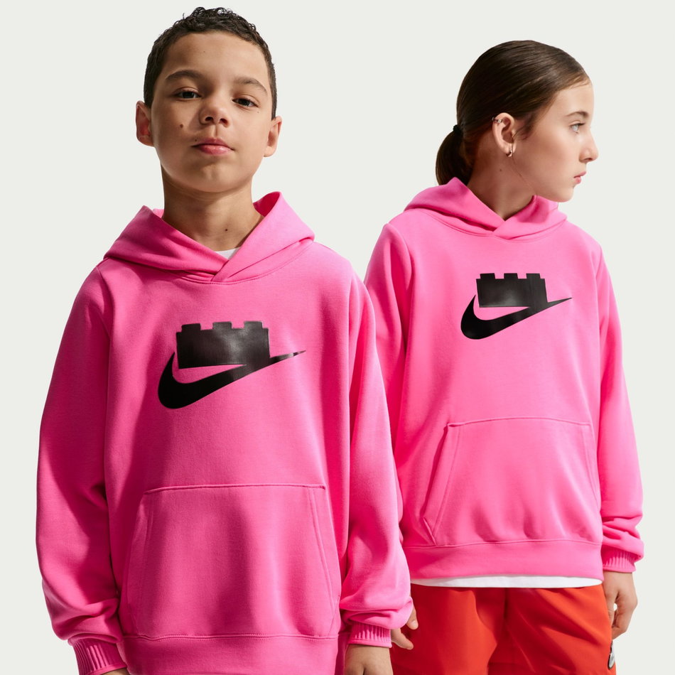 Nike x LEGO® Collection Hoodie Çocuk Pembe Sweatshirt