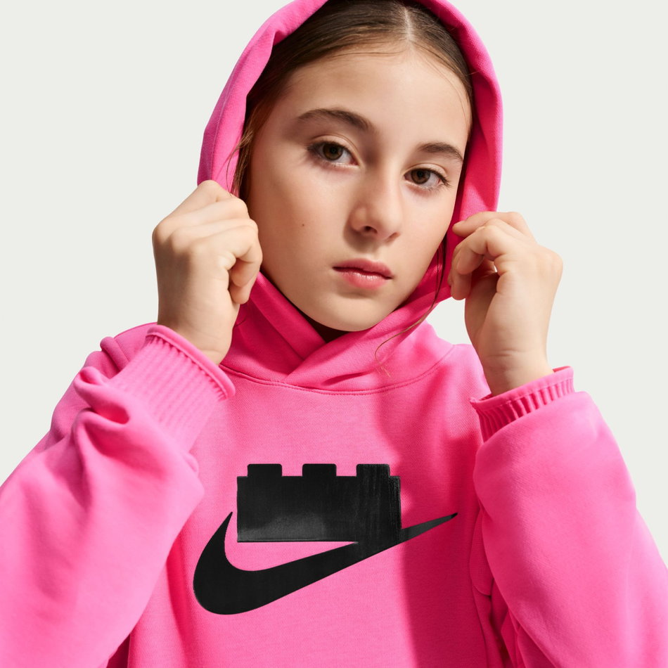 Nike x LEGO® Collection Hoodie Çocuk Pembe Sweatshirt