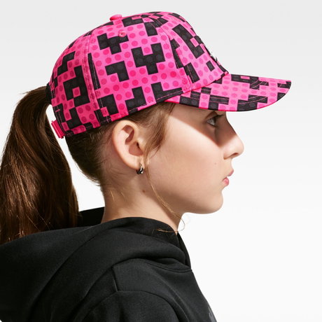 NIKE - Nike x LEGO® Collection Printed Cap Çocuk Pembe Şapka (1)