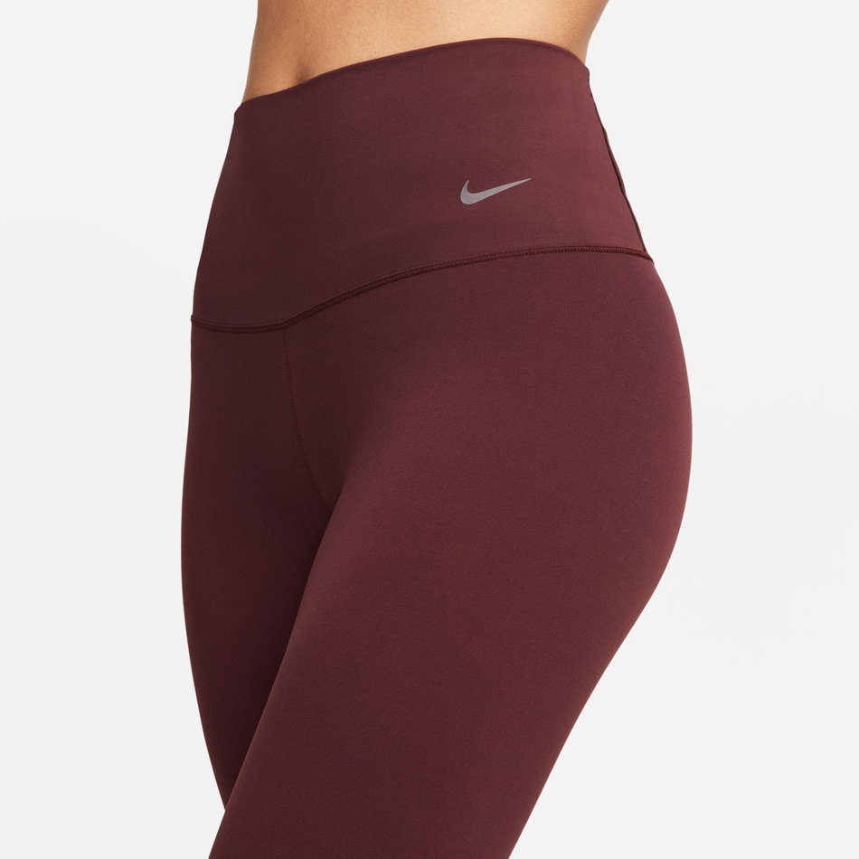 Nike Zenvy 7/8 Yüksek Bel Kadın Bordo Tayt