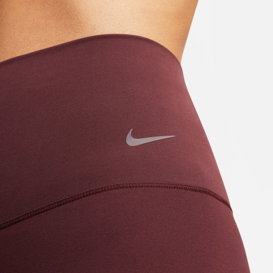 Nike Zenvy 7/8 Yüksek Bel Kadın Bordo Tayt