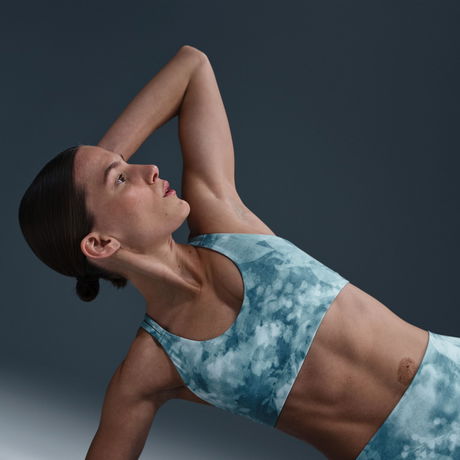 NIKE - Zenvy Bra Kadın Mavi Sporcu Sütyeni