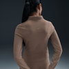 NIKE - Zenvy Dri-FIT FZ LS Top Kadın Kahverengi Sweatshirt (1)