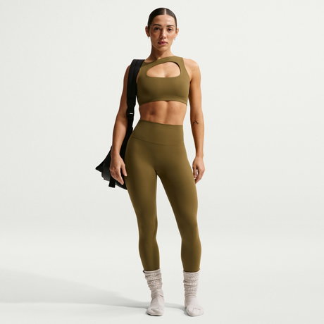 NIKE - Zenvy Dri-FIT Hr 7/8 Tight Kadın Yeşil Tayt
