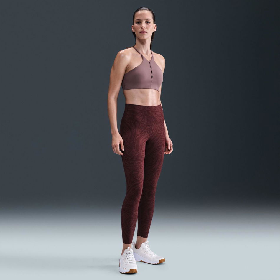 Zenvy Dri-FIT HR 7/8 Tight Kadın Bordo Tayt