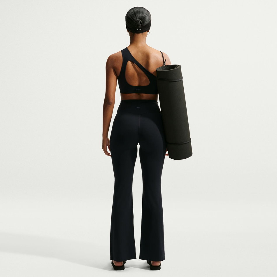Zenvy Dri-FIT Ls Asymmetrical Bra Kadın Siyah Sporcu Sütyeni