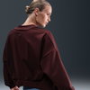 NIKE - Zenvy Dri-FIT LS Top Kadın Bordo Sweatshirt (1)