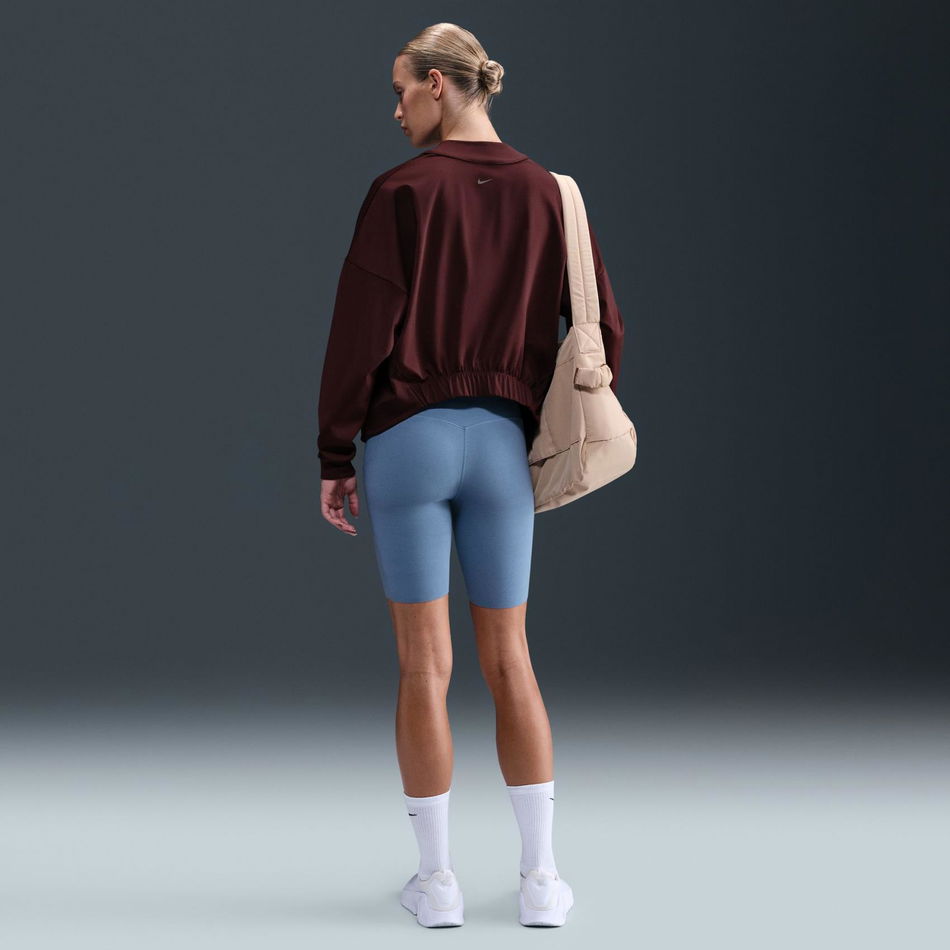 Zenvy Dri-FIT LS Top Kadın Bordo Sweatshirt