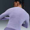 NIKE - Zenvy Dri-FIT LS Top Kadın Mor Sweatshirt (1)