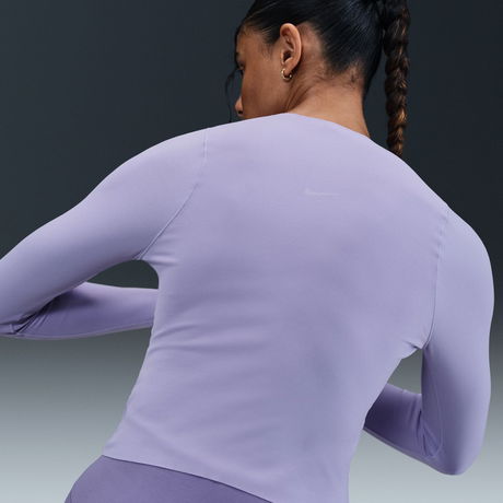 NIKE - Zenvy Dri-FIT LS Top Kadın Mor Sweatshirt (1)