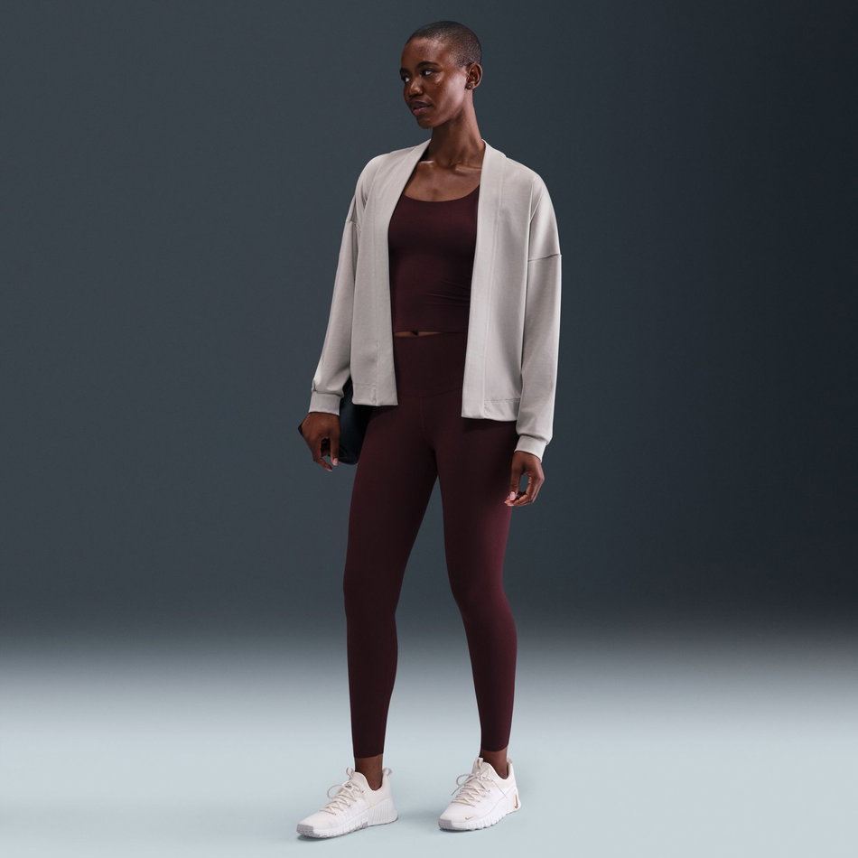 Zenvy Dri-FIT LS Top Layer Kadın Bej Sweatshirt