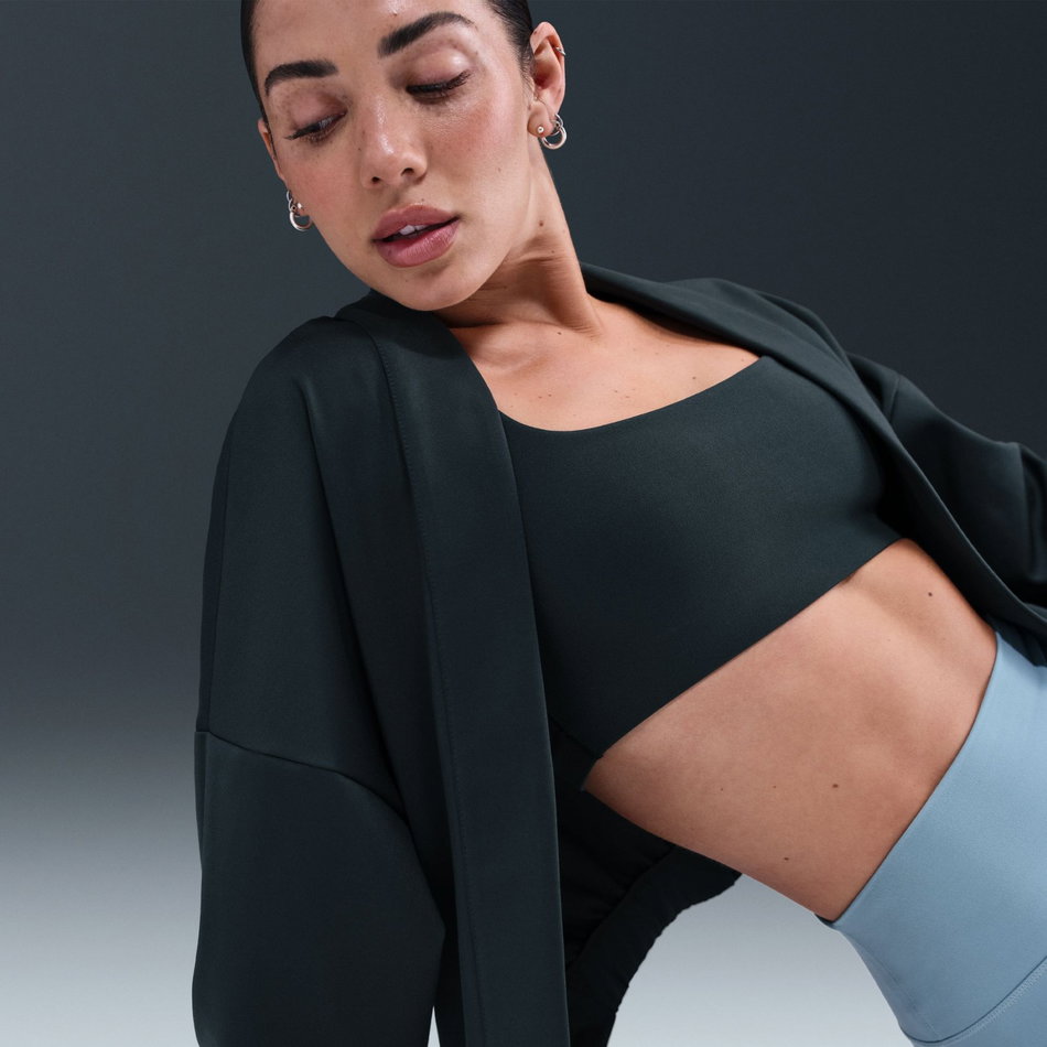 Zenvy Dri-FIT LS Top Layer Kadın Yeşil Sweatshirt