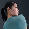 NIKE - Zenvy Dri-FIT SS Top RIB Kadın Mavi Tişört (1)