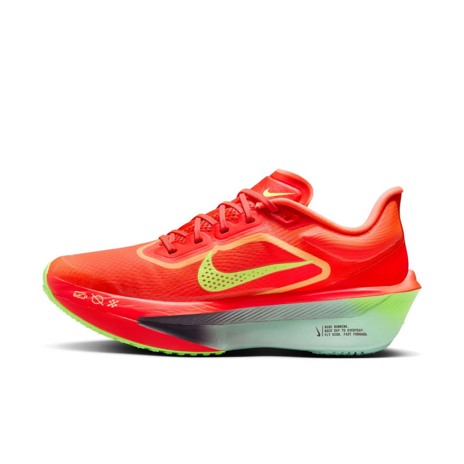 Zoom Fly 6 'Bright Crimson Lime Blast' Kadın Koşu Ayakkabısı