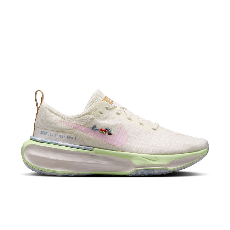 ZoomX Invincible Run Flyknit 3 Kadın Bej Koşu Ayakkabısı