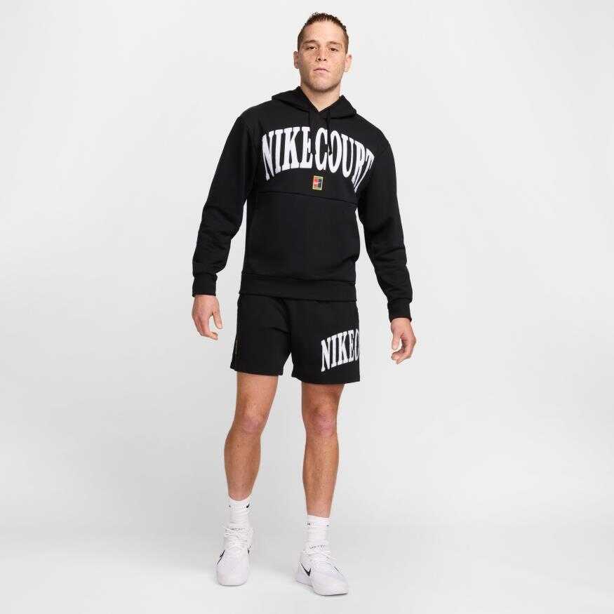 NikeCourt Dri-FIT Fleece Heritage Hoodie Erkek Sweatshirt