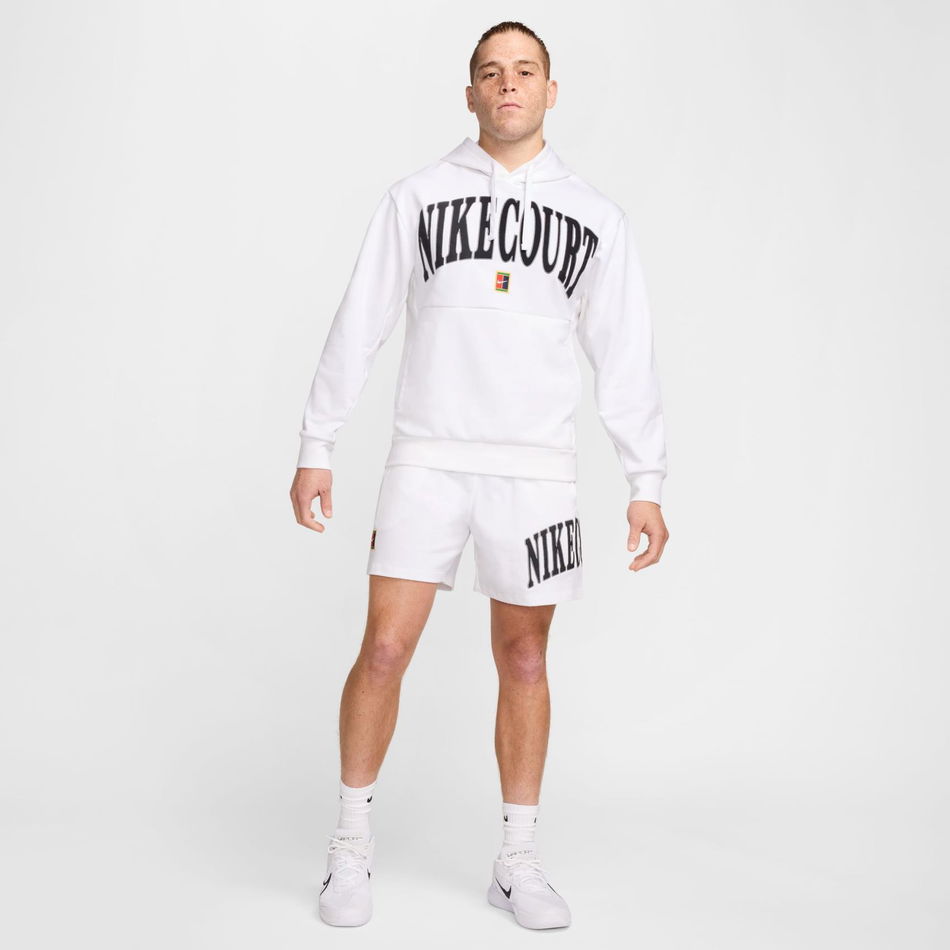 NikeCourt Dri-FIT Fleece Heritage Hoodie Erkek Sweatshirt