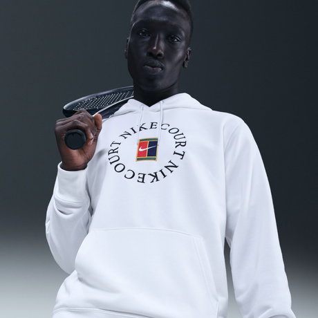 NIKE - NikeCourt Dri-FIT Heritage Fleece Po Hoodie Erkek Sweatshirt (1)