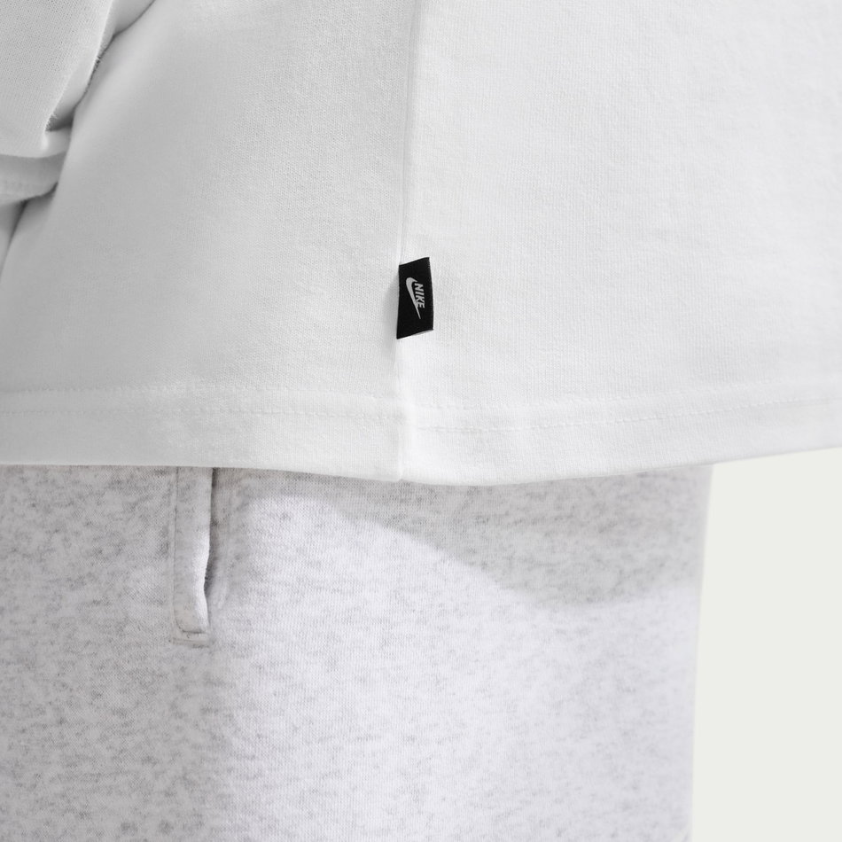 Nsw Tee Ls Premium Essential Erkek Beyaz Uzun Kollu Tişört
