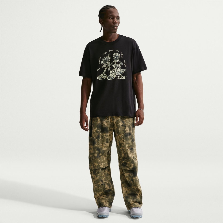 Nsw Tee Tall Flowers Erkek Siyah Tişört