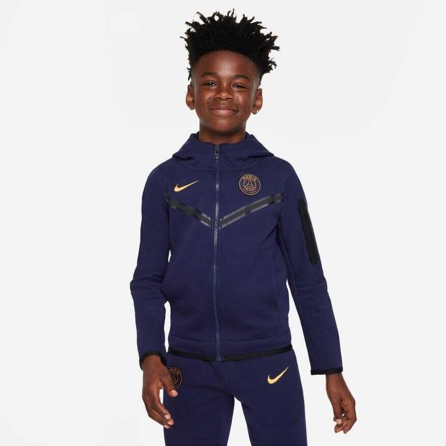 Nike Paris Saint Germain Tech Fleece Fz Cocuk Sweatshirt DV4848 498