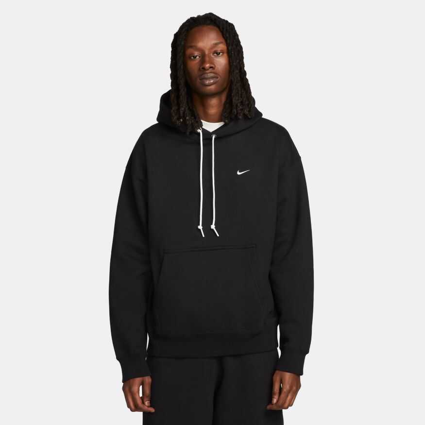 Solo Swoosh Fleece Pullover Hoodie Erkek Sweatshirt