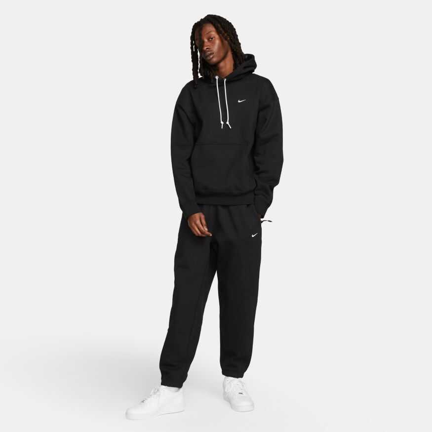 Solo Swoosh Fleece Pullover Hoodie Erkek Sweatshirt