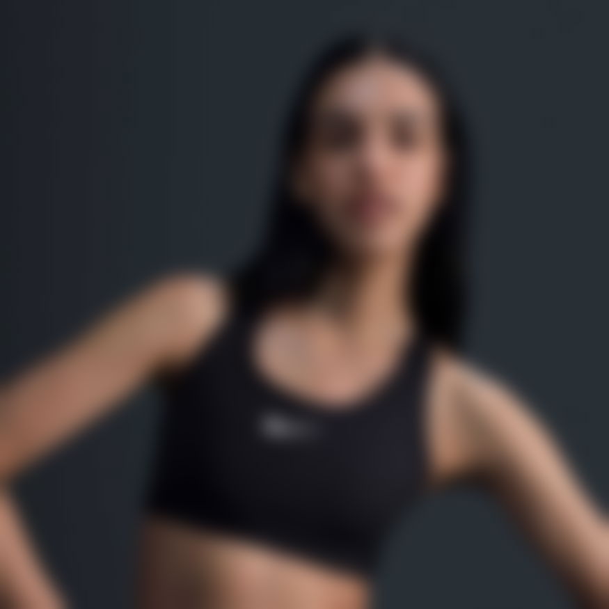 NIKE - Swoosh Medium Support Bra Kadın Sporcu Sütyeni (1)